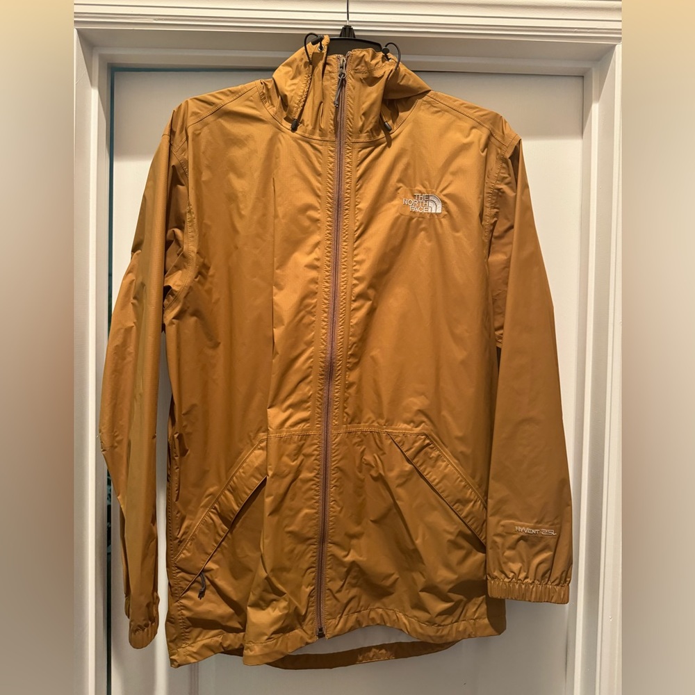 Mens The North Face Tan Rain/Wind Jacket